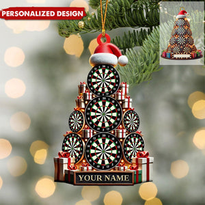 Personalized Dartboard Ornament-Gift For Dartboard Lover-2024 New Release