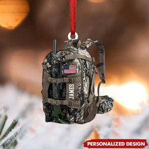 Personalized Hunting Backpack Ornament-Gift For Hunting Lovers-2024 New Release