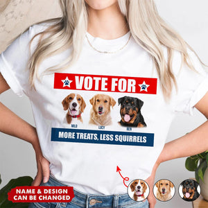 Vote For My Furry Best Friend - Personalized T-shirt