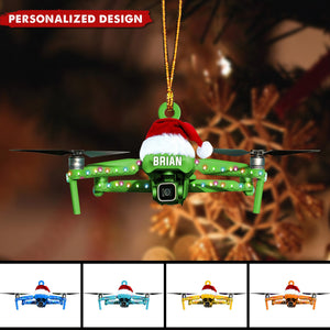 Personalized Drone Christmas Ornament-Gift For Drone Lover-2024 New Release