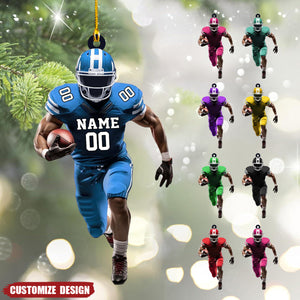 2024 New Release Personalized American Football Player Ornament-Gift For American Football Lovers