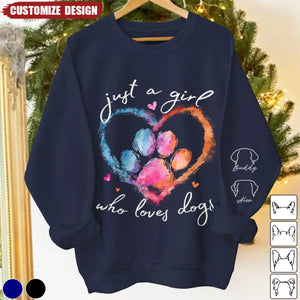 Love Has Four Paws - Dog & Cat Personalized Custom Unisex Sweatshirt With Design On Sleeve - Gift For Pet Owners, Pet Lovers