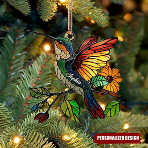 Personalized Humming Bird Ornament-Gift For Humming Lover-2024 New Release