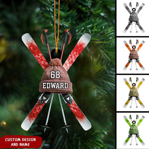 Personalized Skiing Christmas Ornament-Gifts For Skiing Lovers-2024 New Release