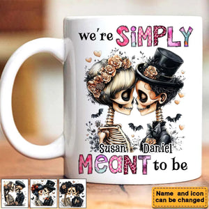 Personalized Couple Gift We're Simply Meant To Be Mug