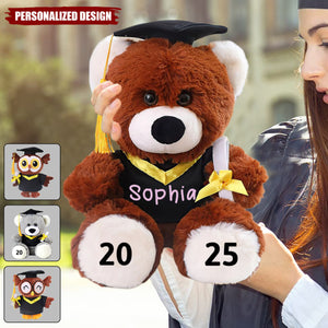 Graduation Bear-Personalized Stuffed Bear-Gifts for Graduates