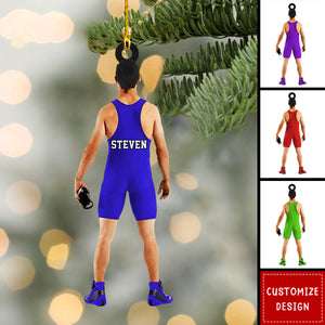 Personalized Wrestling Christmas Ornament-Gift For  Wrestling Player-2024 New Release