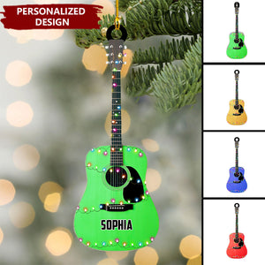 Personalized Guitar Ornament-Gifts For Guitar Players Lovers-2024 New Release