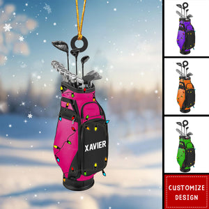 Personalized Golf Backpacks Christmas Ornament Gift For Golf Lovers - 2024 New Release