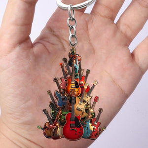 Guitar Keychain -Gift For Guitar Lovers