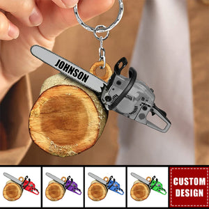 Personalized Arborist Keychain-Gift For Tree Trimmer-2024 New Release