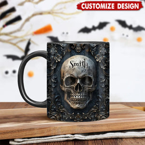 Awesome Retro Skull – Personalized Skull Mug