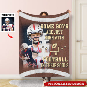 The Best Motivation Always Comes From Within-Personalized Football Blanket - Gift For Football Lovers