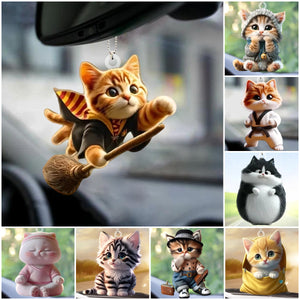 Magic Cat-Halloween Gifts For Cat Lovers Car Ornament