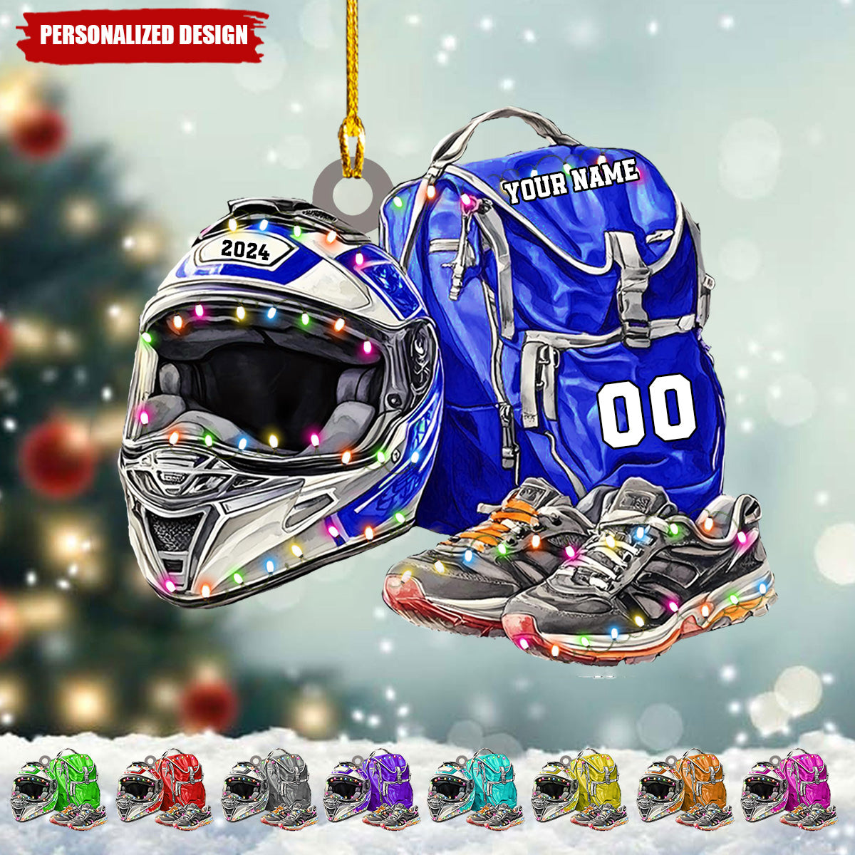 2024 New Release Personalized Motocross Ornament-Gifts For Biker Lovers