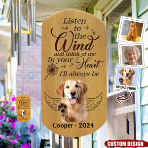 Gift For Pet Memorial Dog Cat Loss Remembering Wind Chimes