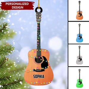 Personalized Guitar Ornament-Gifts For Guitar Players Lovers-2024 New Release