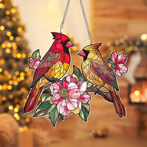 Cardinal Acrylic Christmas Ornament Bird Memorial Gift for Christmas - 2024 New Release