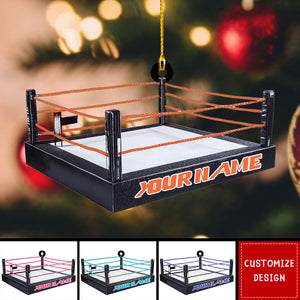 Personalized Wrestling Christmas Ornament Gift For Wrestler - 2024 New Release