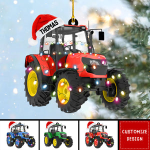 Personalized Tractor Christmas Ornament Gift For Tractor Driver-2024 New Release