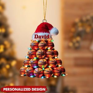 Personalized Basketball Christmas Ornament-Gift For Basketball Fans-2024 New Release