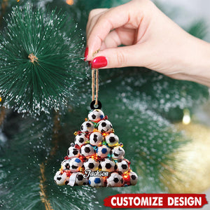 2024 New Release-Personalized Soccer Christmas Ornament-Gift for Soccer Lover