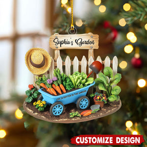 Personalized Garden Tools Christmas Ornament Gift For Gardener Lover-2024 New Release