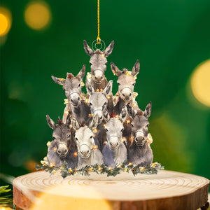 2024 New Release-Donkey Christmas Ornament-Gift for Donkey Lover