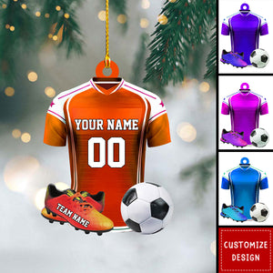 Personalized Soccer Christmas Ornament Gift for Soccer Lovers-2024 New Release