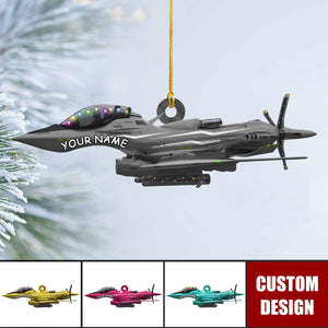 Airplane Personalized Christmas Ornament - 2024 New Release