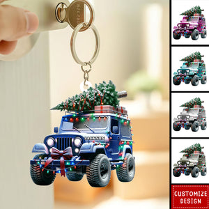 Personalized Off-Road Keychain-Gift For Adventure Lovers