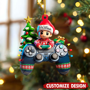 Personalized Video Game Controller Christmas Ornament Gift For Game Lover-2024 New Release