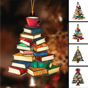 Christmas Book Tree Ornament--Gift For Book Lover-2024 New Release