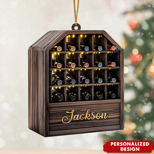 Personalized Wine Cabinet Ornament-Gift for Wine Lover-2024 New Release