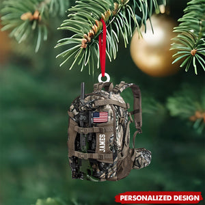 Personalized Hunting Backpack Ornament-Gift For Hunting Lovers-2024 New Release