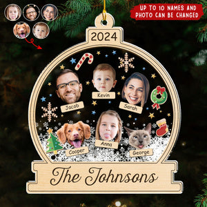 2024 New Release Heartfelt Family - Personalized Acrylic Ornament