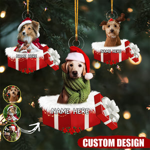 Baby Or Pet  Christmas Gift - Personalized Photo Mica Ornament