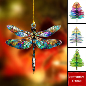 Personalized Dragonfly Ornament-Gift for Dragonfly Nature Lover-2024 New Release