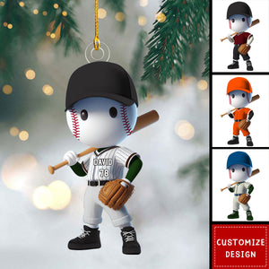 Personalized Gifts For Baseball Lover Christmas Ornament-2024 New Release