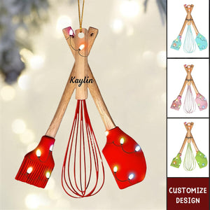 2024 New Release Personalized Kitchen Tool Christmas Ornament,Christmas Gift For Baking Lover