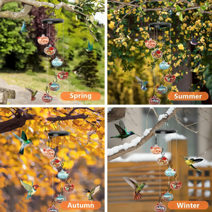 Charming Wind Chimes Hummingbird feeders - Gift For Hummingbird Lovers