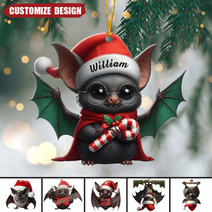 2024 New Release Personalized Bat Xmas Ornament-Gifts For Bat Lover