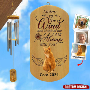 Gift For Pet Memorial Dog Cat Loss Remembering Wind Chimes