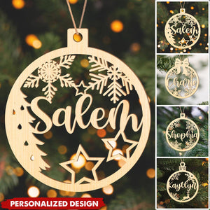 2024 New Release Custom Name Personalized Christmas Ornaments Wood Ornament