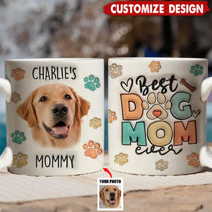 Personalized Dog Mom Mug - Gift For Dog Lovers