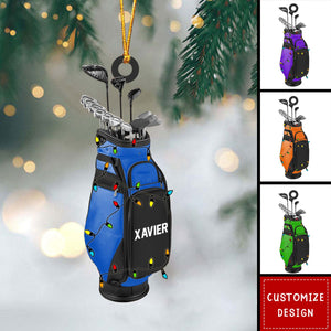 Personalized Golf Backpacks Christmas Ornament Gift For Golf Lovers - 2024 New Release