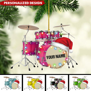 2024 New Release Personalized Drum Christmas Ornament-Gift For Drum Lovers