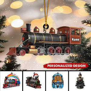 Personalized RailRoader Train Christmas Ornament-Gift For Train Lover Railway workers-2024 New Release