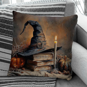 A Witch's Autumn Ritual Pillow - Gift For Witch And Book Lovers