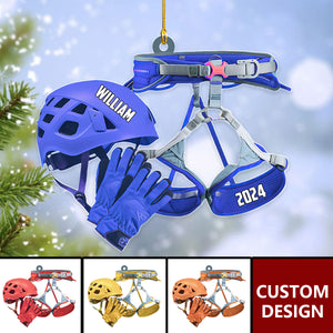 Personalized Rock Climbing Christmas Ornament, Gift For Climbing Lovers-2024 New Release